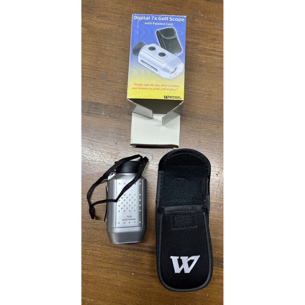 Warrior Custom Golf Digital 7x Golf Scope Padded Case 462 Ft FOV At 1000 Yards